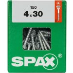 Spax Uni vrut zápust.hlava T-Star+ T20 4CUT část.závit Wirox 4 x 30 mm 150 ks – Hledejceny.cz