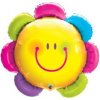 Balónek KVĚTINA s úsměvem 32 81 cm fóliový balónek