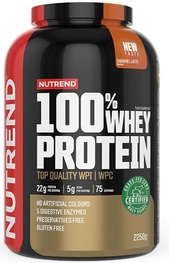 NUTREND 100% Whey Protein 2250 g od 1 015 Kč - Heureka.cz