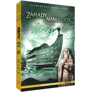 Záhady minulosti: Atlantida: Ztracená civilizace + Boží hněv + Hledání archy úmluvy + Noemova archa, 4 digipack DVD