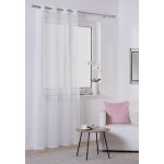 Dekorační záclona s kroužky DIANA bílá 140x260 cm (cena za 1 kus) MyBestHome – Hledejceny.cz
