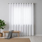 Dekorační dlouhá záclona s kroužky SOFIA bílá 290x260 cm MyBestHome – Hledejceny.cz
