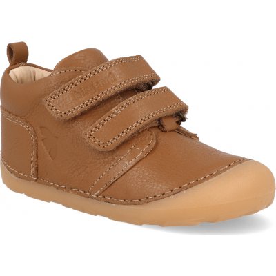 Bisgaard Barefoot dětské kotníkové boty Carter Cognac hnědé – Hledejceny.cz