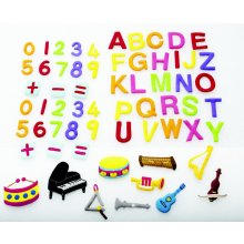 Sumo Didactic textilní obrázky písmena číslice hudební nástroje