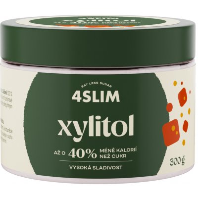 4Slim Sladidlo Xylitol prášek 300 g – Sleviste.cz