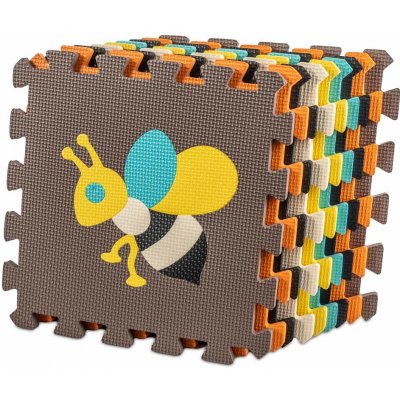 KIK KX5208 Pěnová podložka puzzle pro děti 9 ks barevná – Zboží Mobilmania