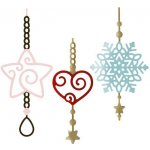 DP Craft vyřezávací šablona 3 ks vánoční ozdoby – Sleviste.cz