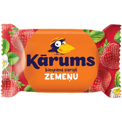 Sladký tvaroh v čokoládě s jahodami 45g KARUMS – Hledejceny.cz