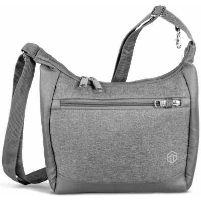 TOPMOVE taška s ochranou proti krádeži kabelka / šedá – Zboží Mobilmania