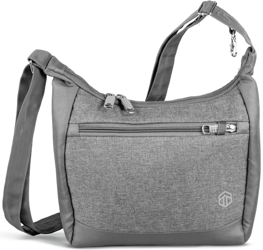 TOPMOVE taška s ochranou proti krádeži kabelka / šedá