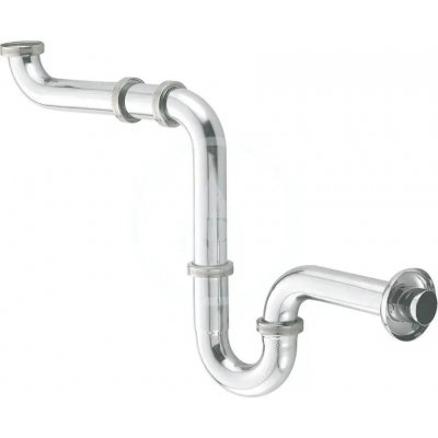 Kludi Sifony - Trubkový sifon, prostorově úsporný, chrom, 1025505-00 – Sleviste.cz