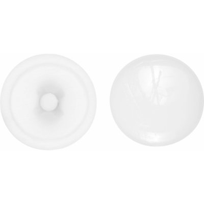 LUX Krytka zápustných vrutů a šroubu PZ2 plastová bílá, 30 ks – Zboží Mobilmania