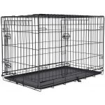 Dog Fantasy Klec skládací 2 dveře M 75 x 46 x 53 cm – Hledejceny.cz