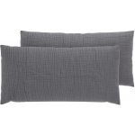 Livarno Mušelínový 2 ks šedá 40 x 80 cm – Hledejceny.cz