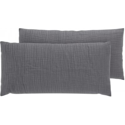 Livarno Mušelínový 2 ks šedá 40 x 80 cm – Hledejceny.cz