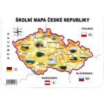 OSTATNÍ Mapa školní papírová ČR - Šablona v ochranné folii – Zbozi.Blesk.cz