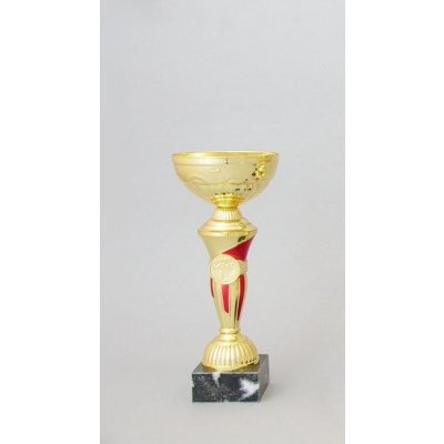 Zlatočervený sportovní pohár 24 33 cm 24 cm – Sleviste.cz