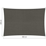 Shadow Comfort 2,0 x 3,0 m cool šedá – Zboží Mobilmania