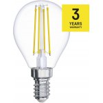 Emos lighting LED žárovka Filament Mini Globe 6W E14 teplá bílá – Zboží Mobilmania