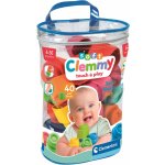 CLEMENTONI Soft Clemmy Sada 40 měkkých kostek v plastové tašce – Zboží Dáma