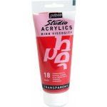 Pébéo Studio Acrylic Akrylová barva 100 ml 018 karmín naphtol – Zboží Dáma