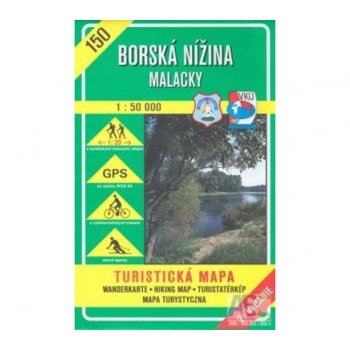 Borská nížina Malacky 1:50 000 150 Turistická mapa