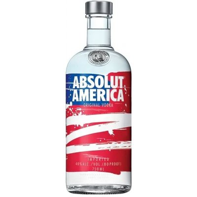 Absolut America 40% 1 l (holá láhev)