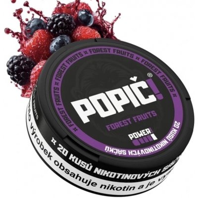Popič! nikotýnové sáčky Forest Fruits 16 mg 20 sáčků – Zboží Dáma