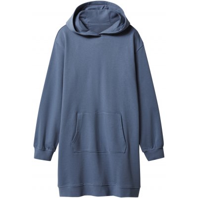 esmara Dámské mikinové šaty modrá – Zboží Dáma