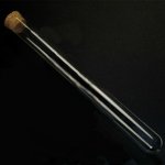 CMpepper Zkumavka skleněná s kulatým dnem a korkem 20 x 200 mm – Hledejceny.cz