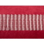 Řasící stuha RS-012 vlnky - šířka 10 cm - řasení 1:2 – Zboží Dáma