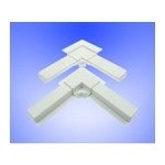 Roh pro profil ISSO OV 25x10 s límcem - bílá – Sleviste.cz