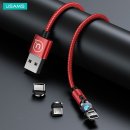 Usams US-SJ474 U59 MicroUSB s Otočnou Magnetickou Koncovkou, 1m