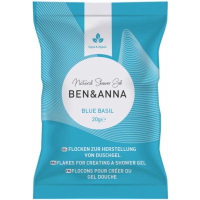 Ben & Anna sprchový gel v zrníčkách BLUE BASIL 2x20 g