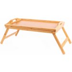 Excellent Houseware Snídaňový stolek bambusový podnos s nožičkami 50x30cm – Sleviste.cz