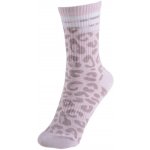 Nebbia Crew ponožky s leopardím vzorem PRIMAL 106 růžové – Sleviste.cz