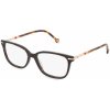 Carolina Herrera 0097 Dámy-Brýle včetně čoček Celoobrubové Hranatý Acetát-rámy hnědá havanna