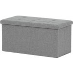 Autronic Taburet s úložným prostorem TAB-462 GREY2 – Zboží Dáma