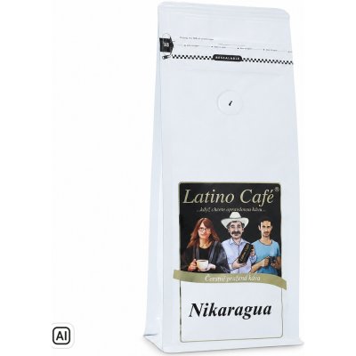 Latino Café ® Káva Nikaragua čerstvě pražená 100% arabica zrnková 1 kg – Hledejceny.cz