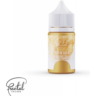 Fractal Airbrush perleťová barva tekutá Satin Gold 33 g – Hledejceny.cz