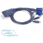 Aten CS-62U DataSwitch elektronický 2:1 (kláv.,VGA,myš,audio) USB – Zboží Živě