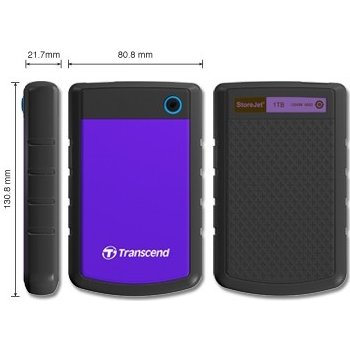 Transcend StoreJet 25H3 2TB, TS2TSJ25H3B