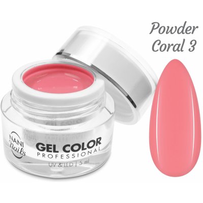 NANI UV/LED gel Professional Powder Coral 5 ml – Zboží Dáma