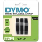 Páska Dymo 3D, 9 mm x 3 m, černá, 1 blistr / 3 ks, S0847730