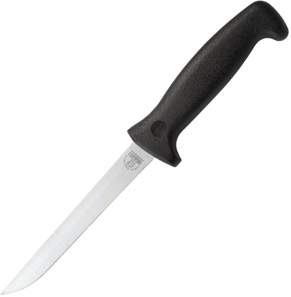 Mikov Vykrvovací nůž v černé barvě rovný 15 cm