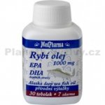 MedPharma Rybí olej 1000 mg + EPA + DHA 107 kapslí – Hledejceny.cz