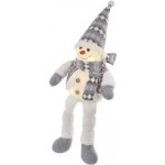 EMOS LED vánoční sněhulák sedící 31 cm 3x AA vnitřní teplá bílá – Hledejceny.cz