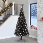 vidaXL Vánoční stromeček Černá 240 cm PVC – Hledejceny.cz