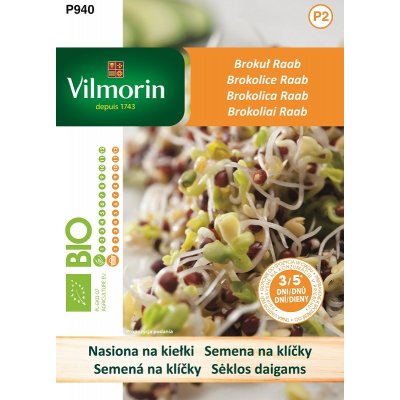 BIO Brokolice Raab na klíčky Vilmorin Premium 10 g