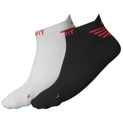 Crivit dámské běžecké ponožky 2 páry bílá/černá – Hledejceny.cz